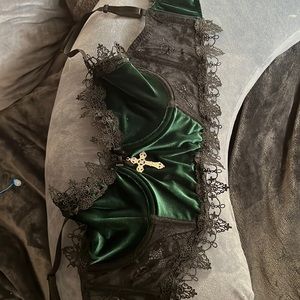 Morphine eyes velvet bra size M